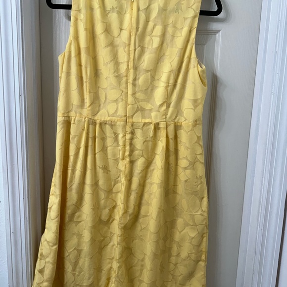 VTG Rabbit Rabbit yellow floral lined pleat front Sz 10 fairy cottage core - Picture 6 of 15